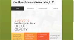 Desktop Screenshot of kimhumphriesandassociates.com